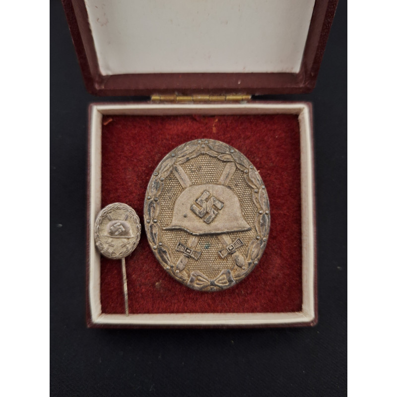 Placa de Herido en plata "65" (Klein & Quenzer) - Bruno Mado Medals