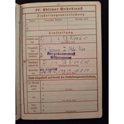 Wehrpass veterano I y II GM (Kriegsmarine) - Bruno Mado Medals