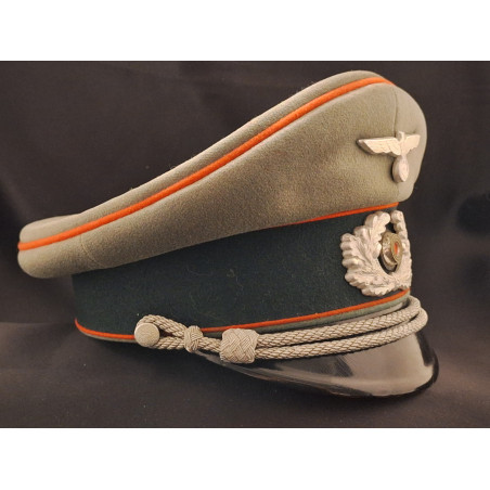 Offficer's Visor Cap (Friedrich Jaeger) - Bruno Mado Medals