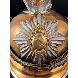 Casco Oficial Guardia Sajonia. - Bruno Mado Medals