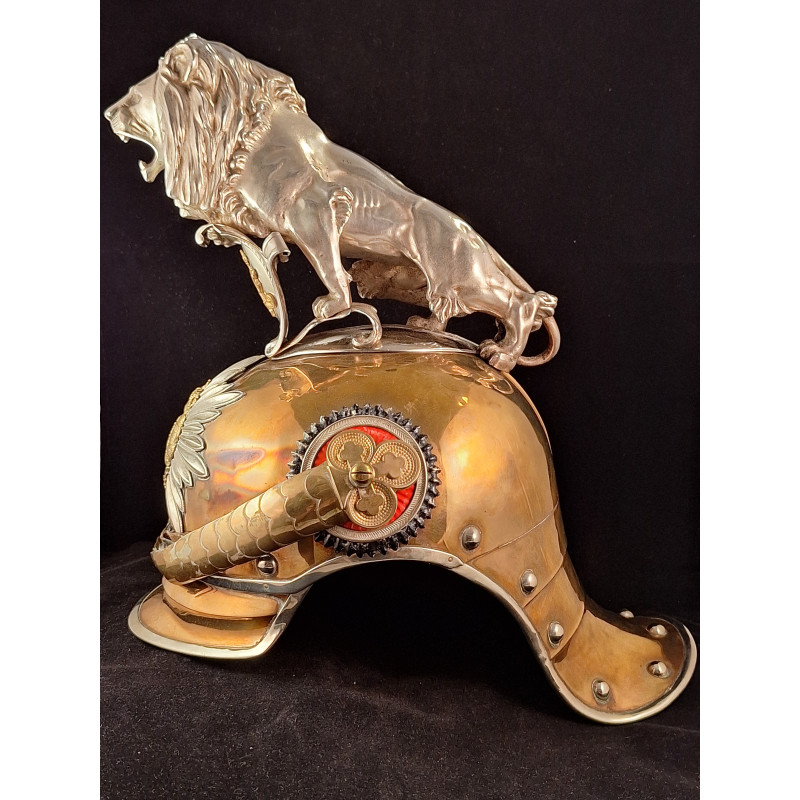 Casco Oficial Guardia Sajonia. - Bruno Mado Medals