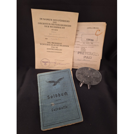 Placa y Soldbuch (LW) - Bruno Mado Medals