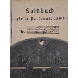 Placa y Soldbuch (LW) - Bruno Mado Medals