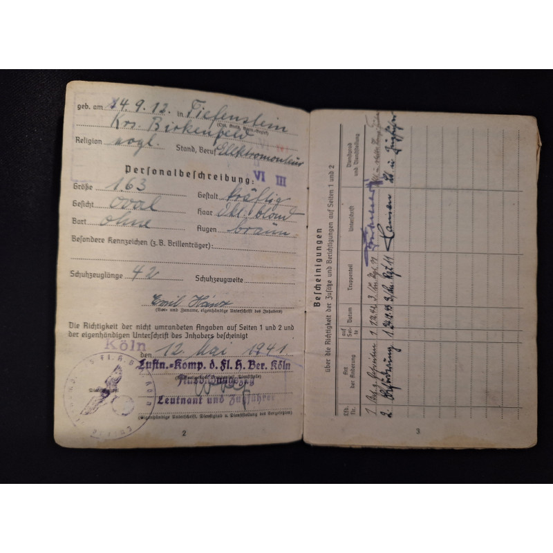Placa y Soldbuch (LW) - Bruno Mado Medals