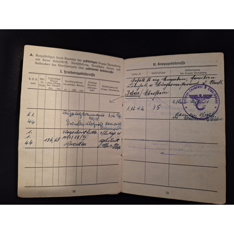 Placa y Soldbuch (LW) - Bruno Mado Medals