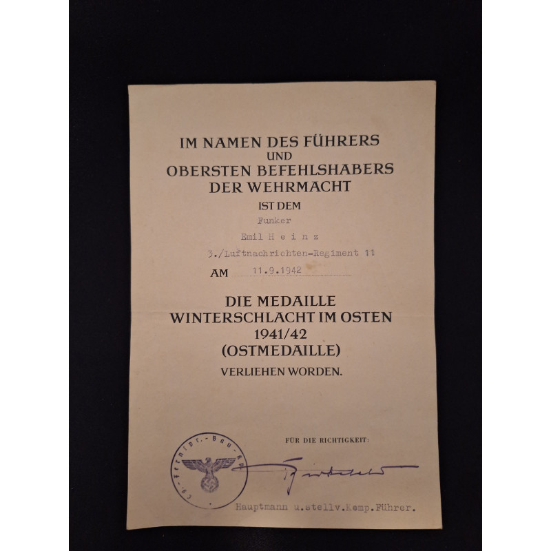 Placa y Soldbuch (LW) - Bruno Mado Medals
