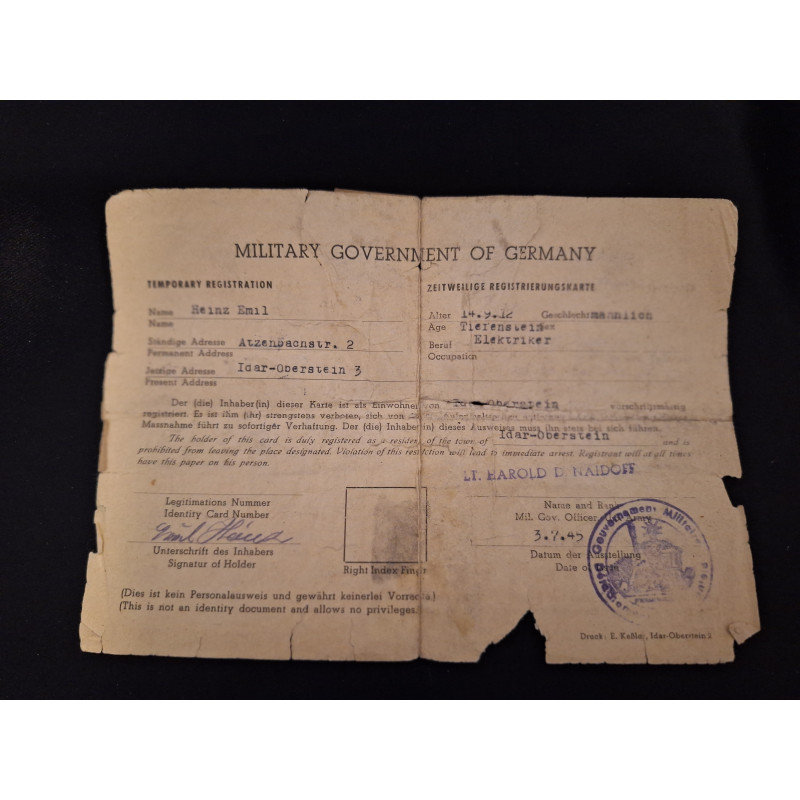 Placa y Soldbuch (LW) - Bruno Mado Medals