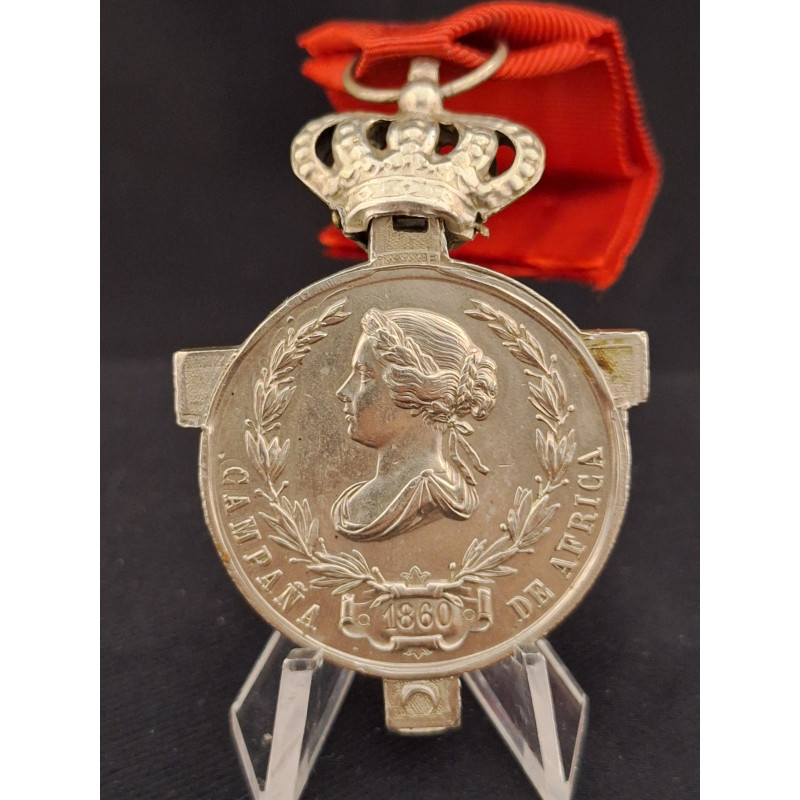 Medalla de la Campaña de África 1860 - Bruno Mado Medals
