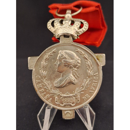 Medalla de la Campaña de África 1860 - Bruno Mado Medals