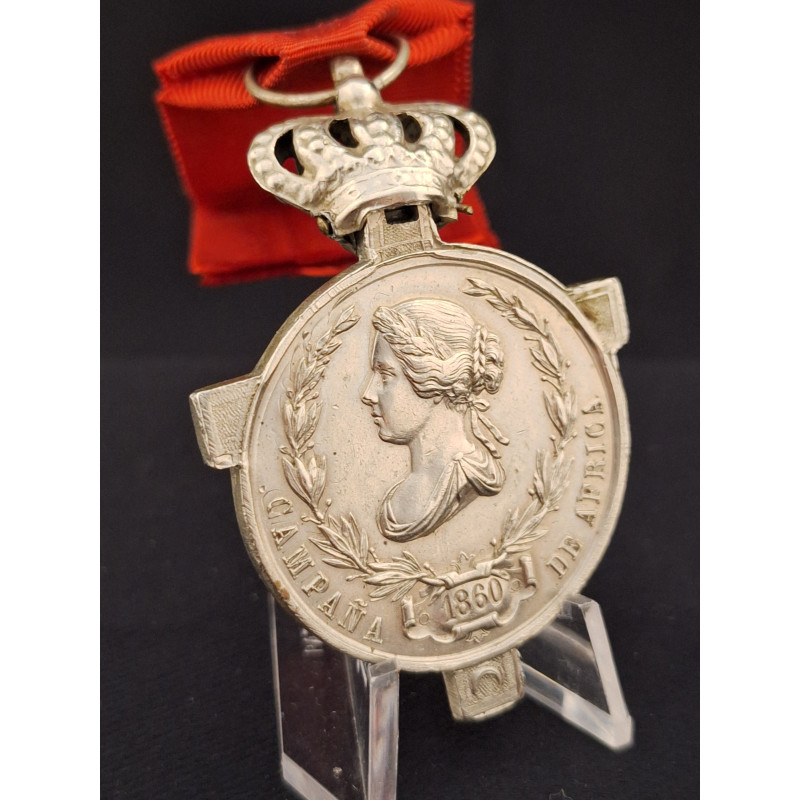 Medalla de la Campaña de África 1860 - Bruno Mado Medals
