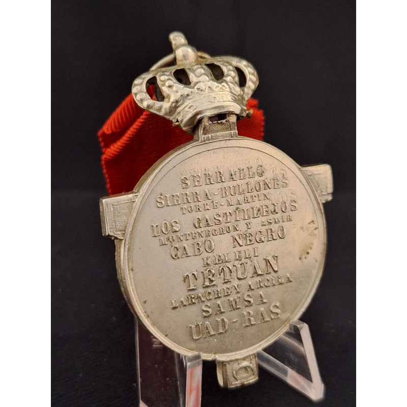 Medalla de la Campaña de África 1860 - Bruno Mado Medals