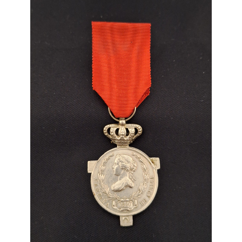 Medalla de la Campaña de África 1860 - Bruno Mado Medals
