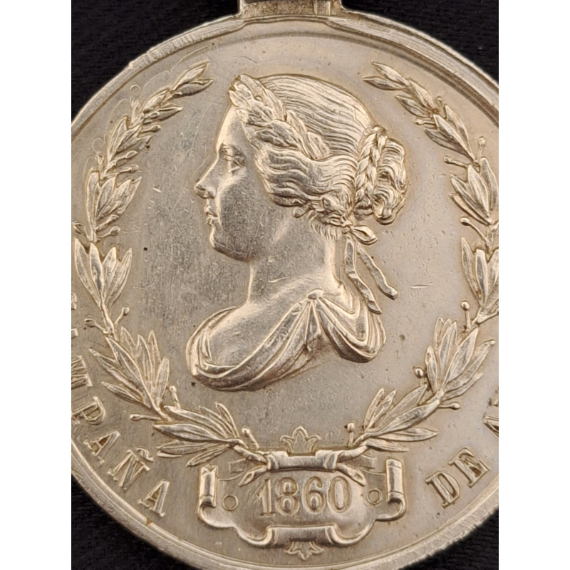 Medalla de la Campaña de África 1860 - Bruno Mado Medals