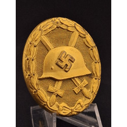 Gold Wound Badge "30" - Bruno Mado Medals