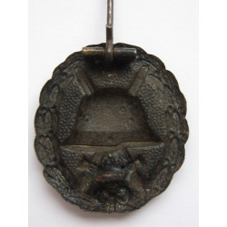 Placa de herido en negro