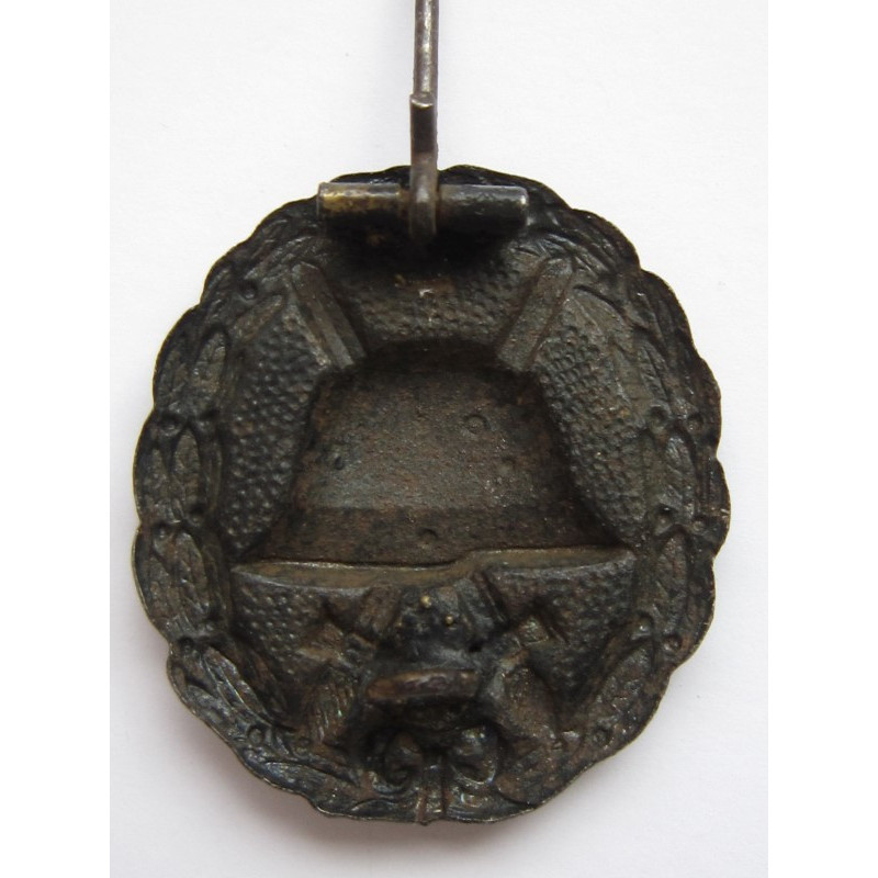 Placa de herido en negro