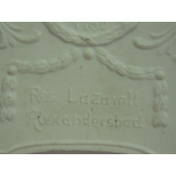 Placa de porcelana (Res. Lazarett Alexandersbad"