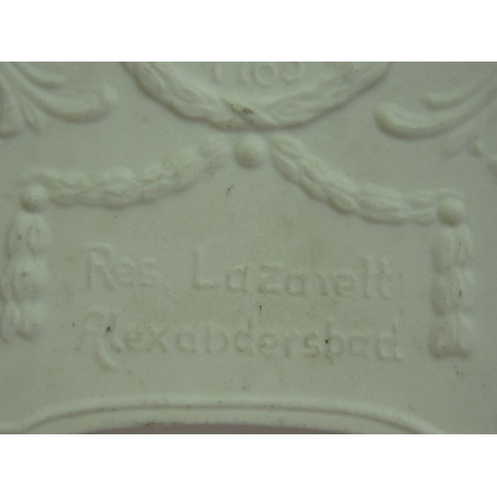 Placa de porcelana (Res. Lazarett Alexandersbad"