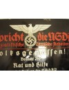 Placa propagandística del NSDAP
