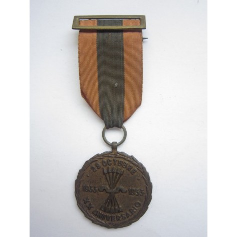Spanish Falange Party Medal (XX Anniversary)