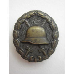 Placa de Herido en Negro