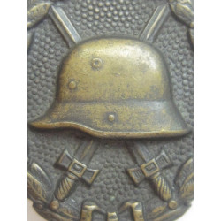 Placa de Herido en Negro