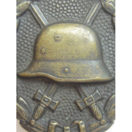 Placa de Herido en Negro