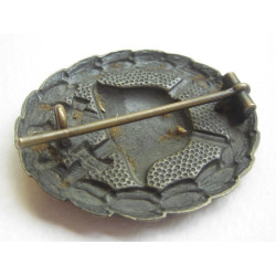 Placa de Herido en Negro