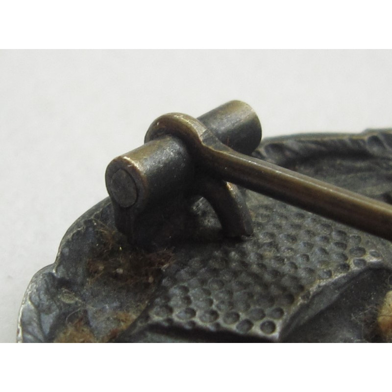 Placa de Herido en Negro