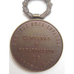 Medalla de la Cruz Roja, Campañas