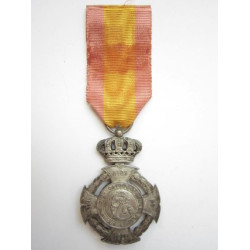 Medalla Don Carlos. Plata.