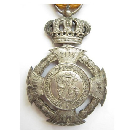 Medalla Don Carlos. Plata.