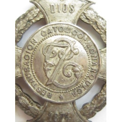 Medalla Don Carlos. Plata.