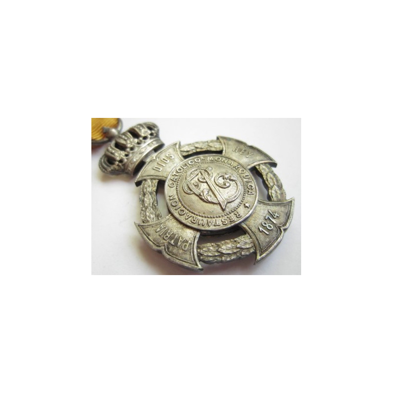 Medalla Don Carlos. Plata.