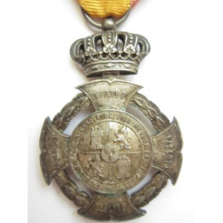 Medalla Don Carlos. Plata.