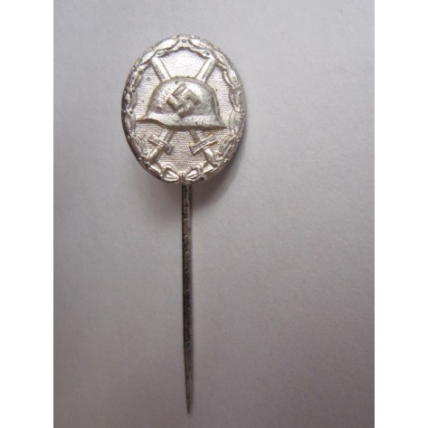 Wound Badge in Silver Stick-Pin