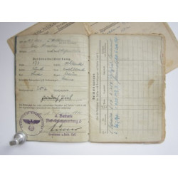 Soldbuch Obergefreiter der Flak Piel