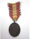 Medalla de Bilbao con cuatro pasadores.