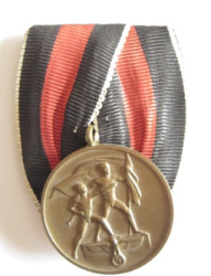 Commemorative Medal 1 Okt. 1938 Gala Medal bar.